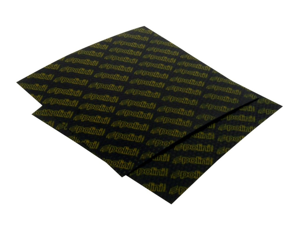 Membranplatten POLINI, 110x110mm, carbon, Strke 0,25mm,Gelb