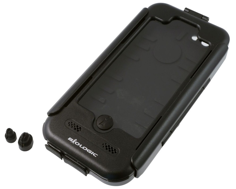 Motorrad Hardcase fr iPhone 5 Spritzwassergeschtzt. Schwarz. Fr GPS-Halter.