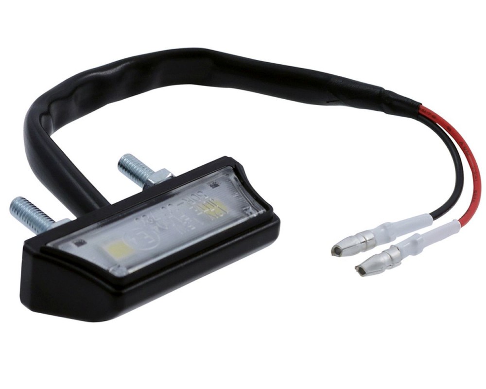Kennzeichenbeleuchtung 12V LED wei universal Roller, Kennzeichen Motorrad, Auto, Quad, ATV, Mofa, Moped